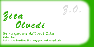 zita olvedi business card